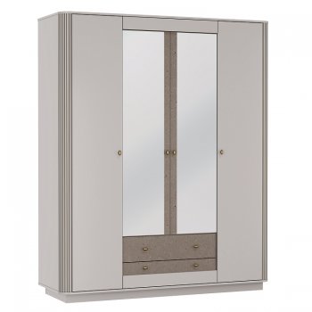 Шкаф 1700 мм Фантазия 34.01 кашемир (Олмеко) в Нижних Сергах - nizhnie-sergi.mebel-e96.ru