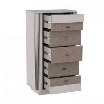 Комод 34.12 Фантазия кашемир (Олмеко) в Нижних Сергах - nizhnie-sergi.mebel-e96.ru
