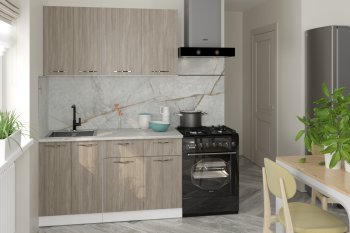 Кухонный гарнитур Фьюджи 1400 мм (Герда) в Нижних Сергах - nizhnie-sergi.mebel-e96.ru