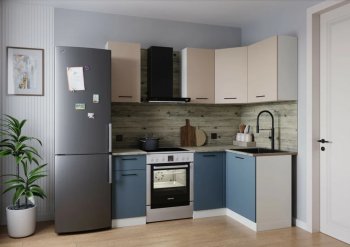 Кухонный гарнитур угловой Фьюжн 2000*1200 мм (Sanvut) в Нижних Сергах - nizhnie-sergi.mebel-e96.ru