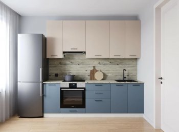 Кухонный гарнитур Фьюжн 2400 мм Sanvut в Нижних Сергах - nizhnie-sergi.mebel-e96.ru