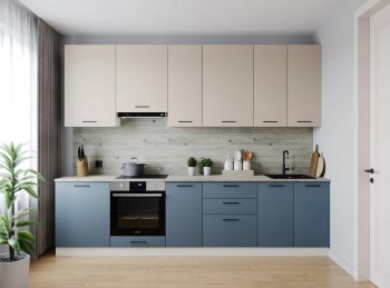 Кухонный гарнитур высокий Фьюжн 3000 мм (Санвут) в Нижних Сергах - nizhnie-sergi.mebel-e96.ru