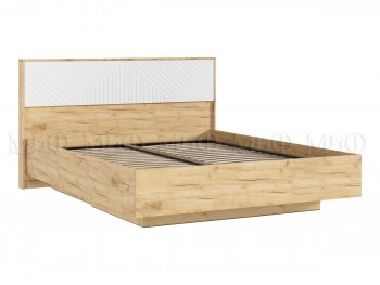 Кровать парящая Флэш крафт/белый (Миф) в Нижних Сергах - nizhnie-sergi.mebel-e96.ru