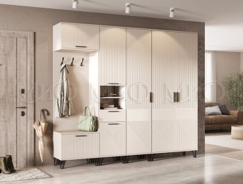 Прихожая Флэш модульная, кашемир (Миф) в Нижних Сергах - nizhnie-sergi.mebel-e96.ru
