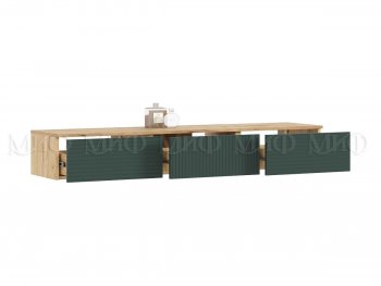 Стенка Флэш комп.2 крафт/грин (Миф) в Нижних Сергах - nizhnie-sergi.mebel-e96.ru