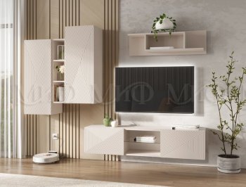 Стенка Флэш кашемир (Миф) в Нижних Сергах - nizhnie-sergi.mebel-e96.ru