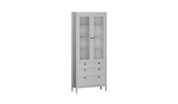 Пенал со стеклом Фрея (СБК) в Нижних Сергах - nizhnie-sergi.mebel-e96.ru