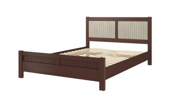 Кровать из массива Фрида Орех (БМ) в Нижних Сергах - nizhnie-sergi.mebel-e96.ru