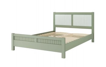 Кровать из массива Фрида Зеленый самшит (БМ) в Нижних Сергах - nizhnie-sergi.mebel-e96.ru