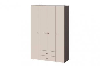 Шкаф 1350 мм четырехств. комб. Гиза (МИ) в Нижних Сергах - nizhnie-sergi.mebel-e96.ru | фото