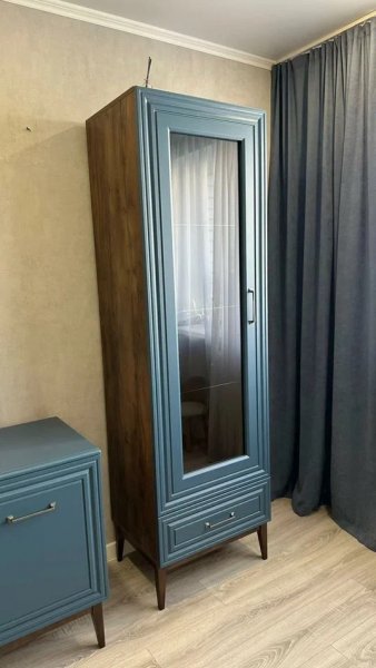 Стенка Гориция Зеленый сапфировый (БМ) в Нижних Сергах - nizhnie-sergi.mebel-e96.ru