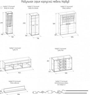 Гостиная Норвуд в Нижних Сергах - nizhnie-sergi.mebel-e96.ru