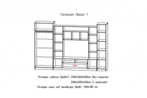 Стенка Прага-1 Анкор темный (АстридМ) в Нижних Сергах - nizhnie-sergi.mebel-e96.ru