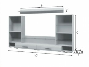 Стенка Домино Белый Глянец (БМ) в Нижних Сергах - nizhnie-sergi.mebel-e96.ru