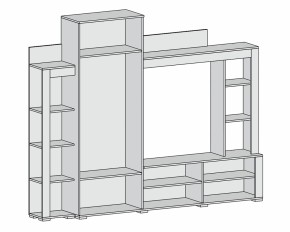 Гостиная Техас в Нижних Сергах - nizhnie-sergi.mebel-e96.ru