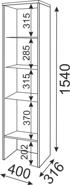 Стенка Тиффани модульная (Риннер) в Нижних Сергах - nizhnie-sergi.mebel-e96.ru