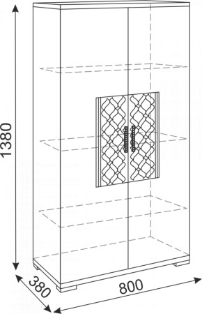 Стенка Тиффани модульная (Риннер) в Нижних Сергах - nizhnie-sergi.mebel-e96.ru