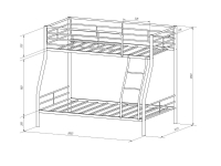 Кровать 2-х ярусная Гранада-2Я в Нижних Сергах - nizhnie-sergi.mebel-e96.ru