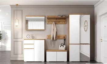 Прихожая Гретта №1 крафт золотой (Памир) в Нижних Сергах - nizhnie-sergi.mebel-e96.ru