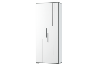 Шкаф 2 дв. Грей (УНИ) (МЛК) в Нижних Сергах - nizhnie-sergi.mebel-e96.ru