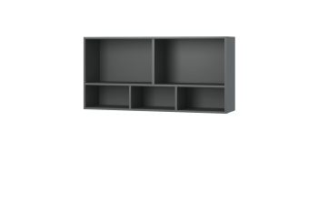 Полка навесная с дверками Грей (МЛК) в Нижних Сергах - nizhnie-sergi.mebel-e96.ru