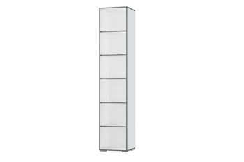 Шкаф 1 дв. Грей (УНИ) (МЛК) в Нижних Сергах - nizhnie-sergi.mebel-e96.ru