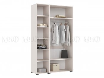 Шкаф 1350 мм Ирис с антресолью, кашемир (Миф) в Нижних Сергах - nizhnie-sergi.mebel-e96.ru