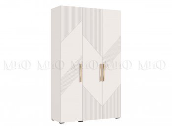 Шкаф 1350 мм Ирис с антресолью, кашемир (Миф) в Нижних Сергах - nizhnie-sergi.mebel-e96.ru