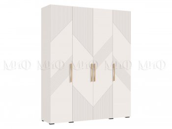 Шкаф 1800 мм Ирис с антресолью кашемир (Миф) в Нижних Сергах - nizhnie-sergi.mebel-e96.ru