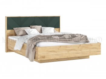 Кровать парящая Ирис крафт/грин с подсветкой (Миф) в Нижних Сергах - nizhnie-sergi.mebel-e96.ru