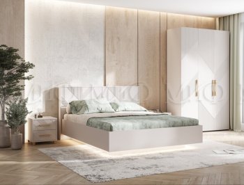 Кровать парящая Ирис кашемир (Миф) в Нижних Сергах - nizhnie-sergi.mebel-e96.ru
