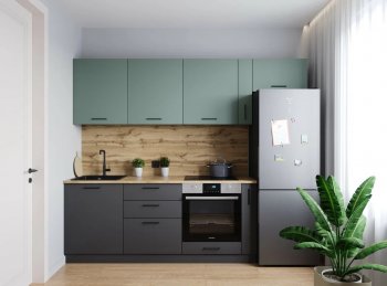 Кухонный гарнитур Изумруд 2550 мм (Санвут) в Нижних Сергах - nizhnie-sergi.mebel-e96.ru