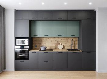 Кухонный гарнитур Изумруд 3400 мм (Санвут) в Нижних Сергах - nizhnie-sergi.mebel-e96.ru