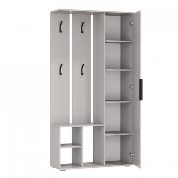 Прихожая Кармен-1 кашемир (Олмеко) в Нижних Сергах - nizhnie-sergi.mebel-e96.ru