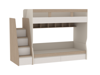 Набор детской мебели Каспер, модульный (СБК) в Нижних Сергах - nizhnie-sergi.mebel-e96.ru