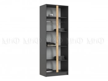 Шкаф 800 мм 2-х ств. Келвин графит  (Миф) в Нижних Сергах - nizhnie-sergi.mebel-e96.ru