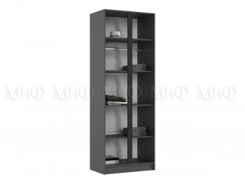 Шкаф 800 мм 2-х ств. Келвин графит  (Миф) в Нижних Сергах - nizhnie-sergi.mebel-e96.ru