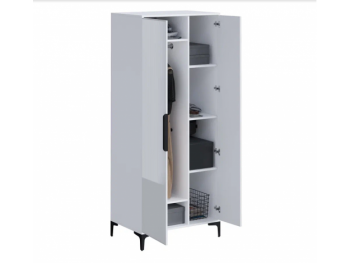 Шкаф 800 мм 2-створчатый Кимберли белый (Handis) в Нижних Сергах - nizhnie-sergi.mebel-e96.ru