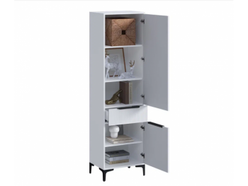 Пенал 550 мм Кимберли белый (Handis) в Нижних Сергах - nizhnie-sergi.mebel-e96.ru