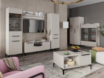 Стенка Кимберли кашемир, модульная (Handis) в Нижних Сергах - nizhnie-sergi.mebel-e96.ru