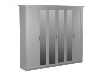 Шкаф 2700 мм 6-дверный Клер (СБК) в Нижних Сергах - nizhnie-sergi.mebel-e96.ru