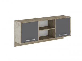 Навесная секция Колибри Лофт серый (Текс) в Нижних Сергах - nizhnie-sergi.mebel-e96.ru | фото