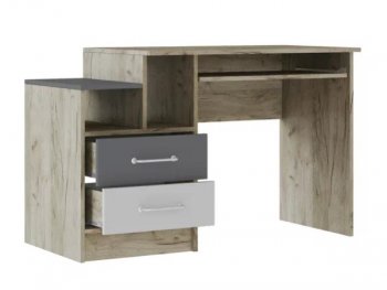 Стол письменный Колибри Лофт серый (Текс) в Нижних Сергах - nizhnie-sergi.mebel-e96.ru
