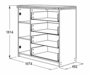 Комод-2 Ольга-13 в Нижних Сергах - nizhnie-sergi.mebel-e96.ru