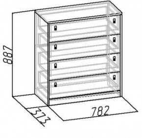 Комод Комфорт 12 в Нижних Сергах - nizhnie-sergi.mebel-e96.ru