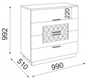 Комод Тиффани М23 (Риннер) в Нижних Сергах - nizhnie-sergi.mebel-e96.ru