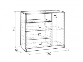 Комод Энерджи (900) в Нижних Сергах - nizhnie-sergi.mebel-e96.ru