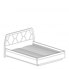 Кровать двуспальная 1600 Дели 75 (яна) в Нижних Сергах - nizhnie-sergi.mebel-e96.ru