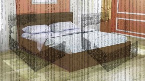 Кровать интерьерная Лита с латами 1400*2000 в Нижних Сергах - nizhnie-sergi.mebel-e96.ru