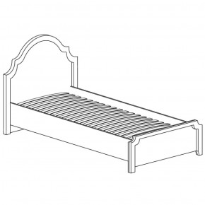 Кровать одинарная Прованс 414 (Яна) в Нижних Сергах - nizhnie-sergi.mebel-e96.ru